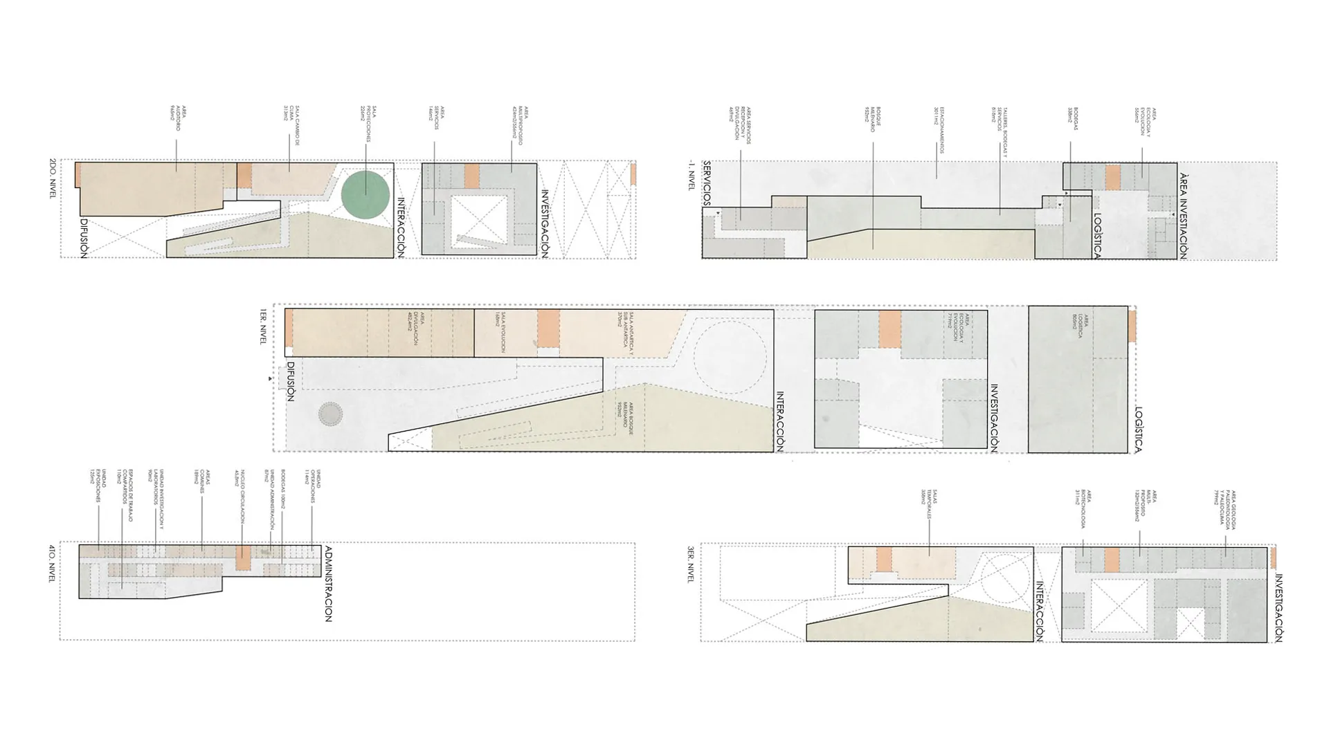 Interior del Centro Antártico Internacional