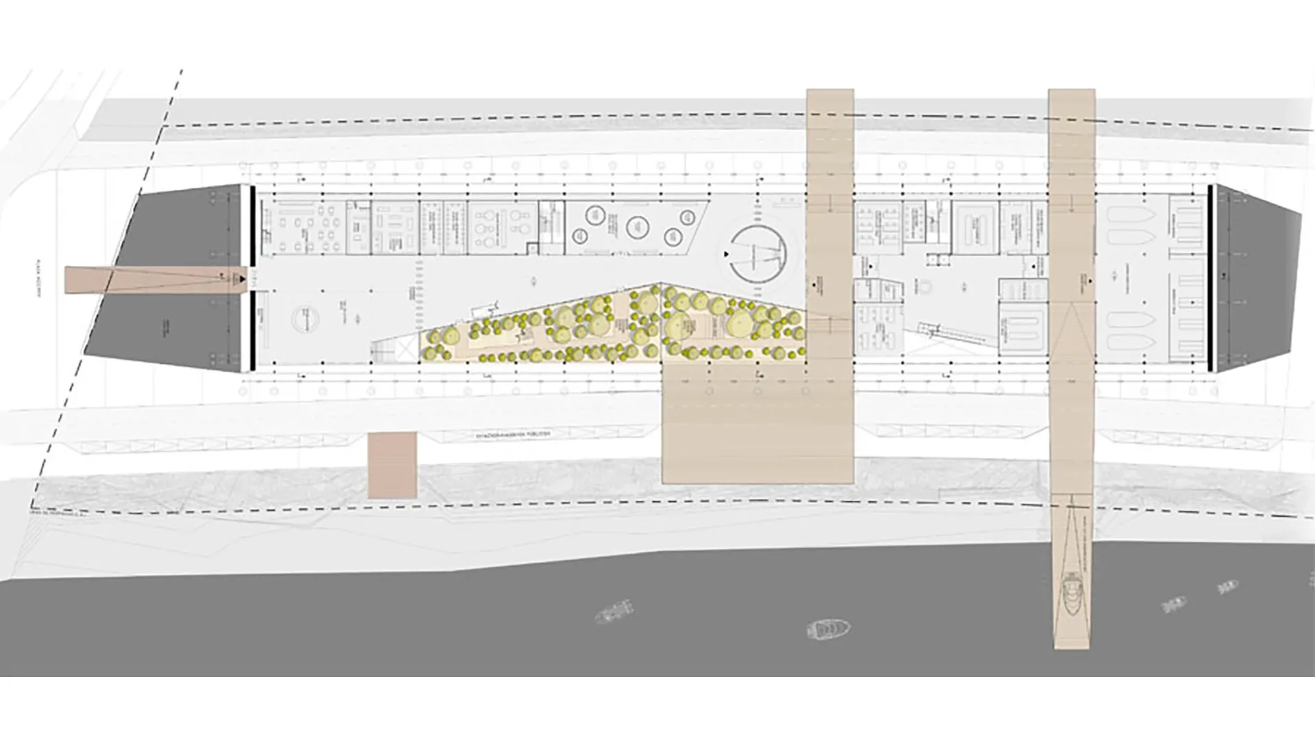 Envolvente arquitectónica del CAI