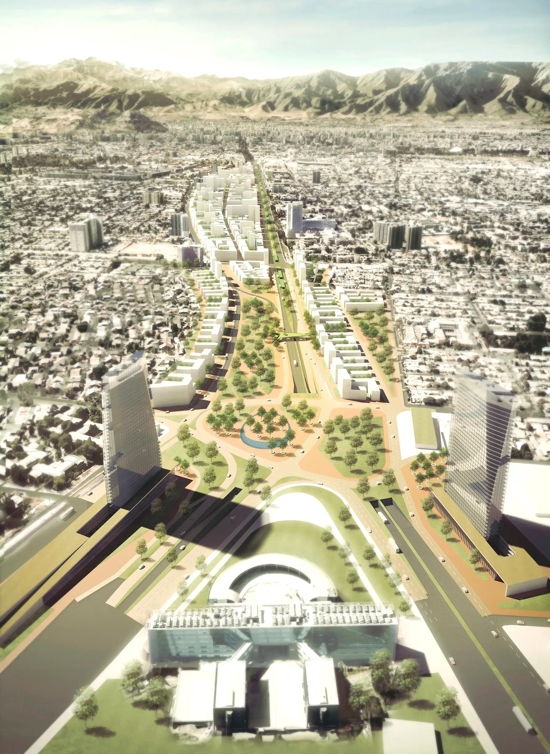 
Concurso Público Internacional Plan Maestro Conceptual Nueva Alameda Providencia