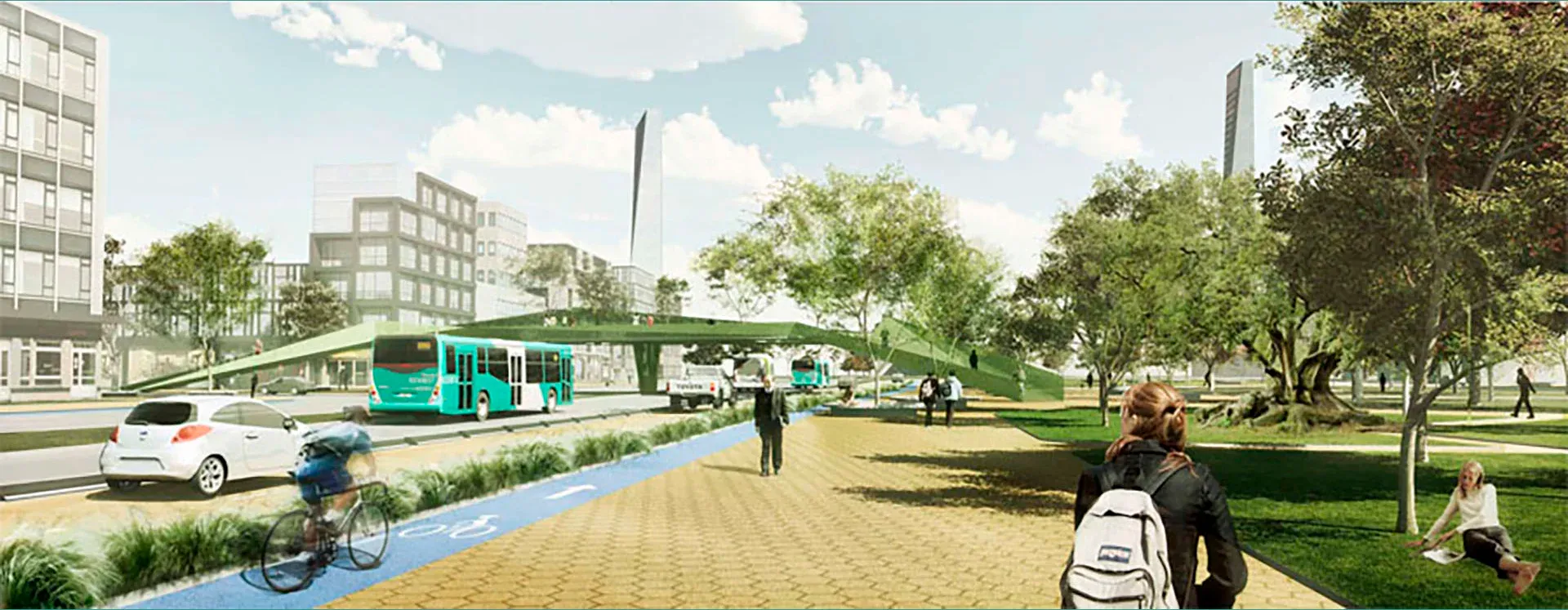 
Concurso Público Internacional Plan Maestro Conceptual Nueva Alameda Providencia