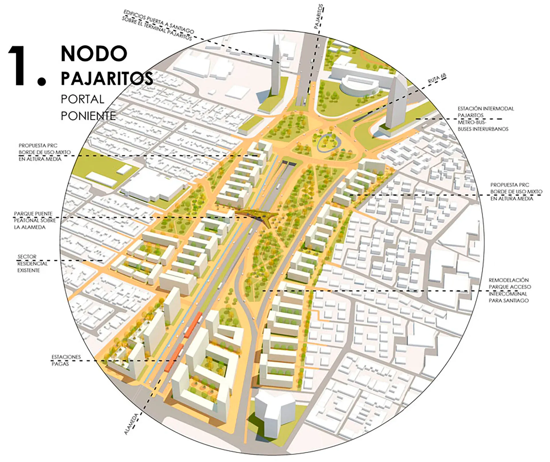 
Concurso Público Internacional Plan Maestro Conceptual Nueva Alameda Providencia