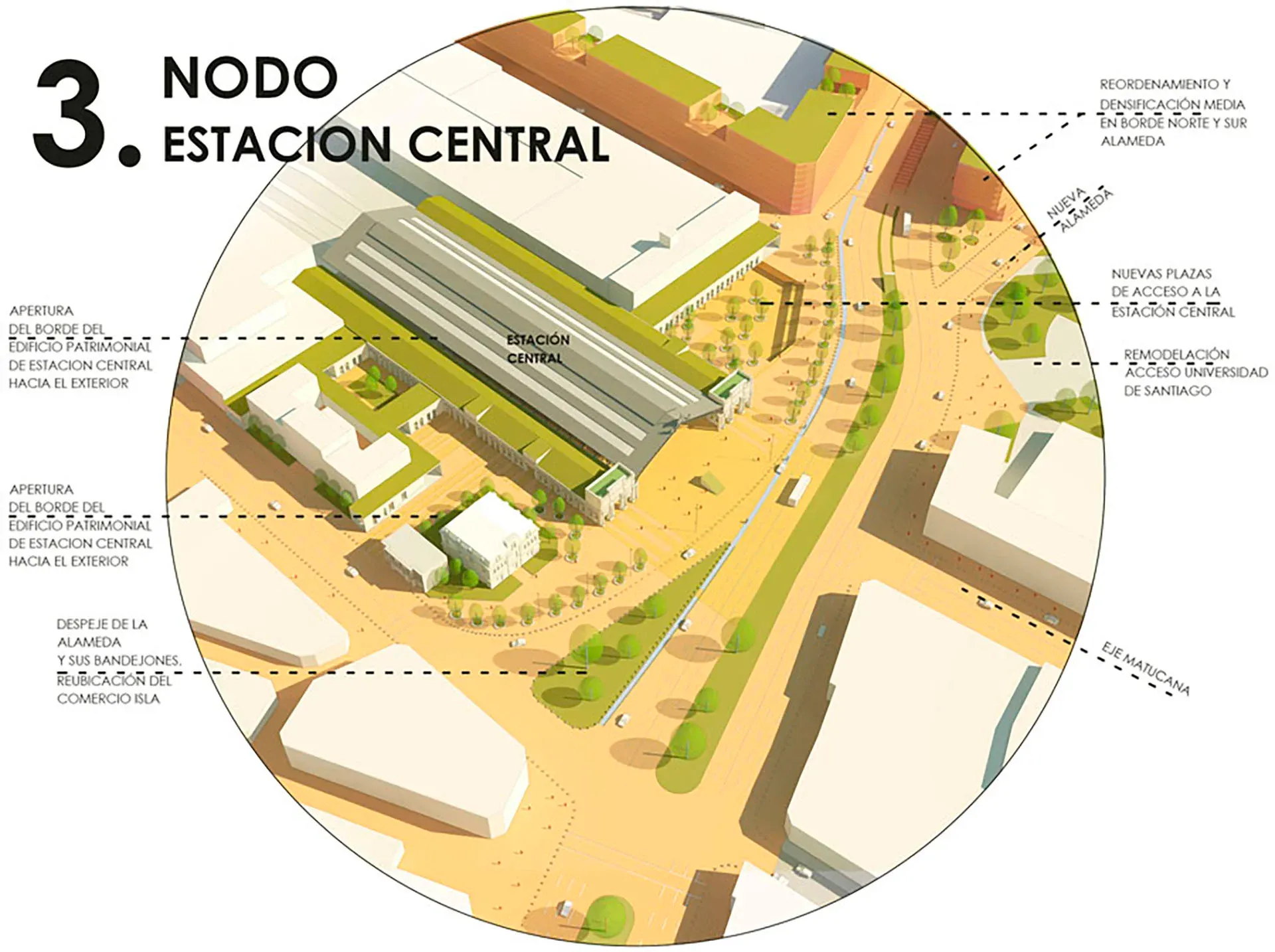 
Concurso Público Internacional Plan Maestro Conceptual Nueva Alameda Providencia