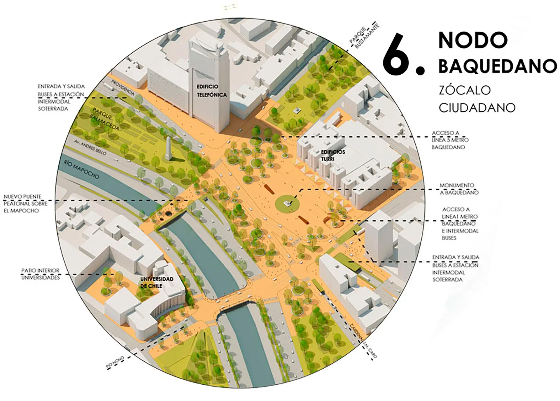 
Concurso Público Internacional Plan Maestro Conceptual Nueva Alameda Providencia