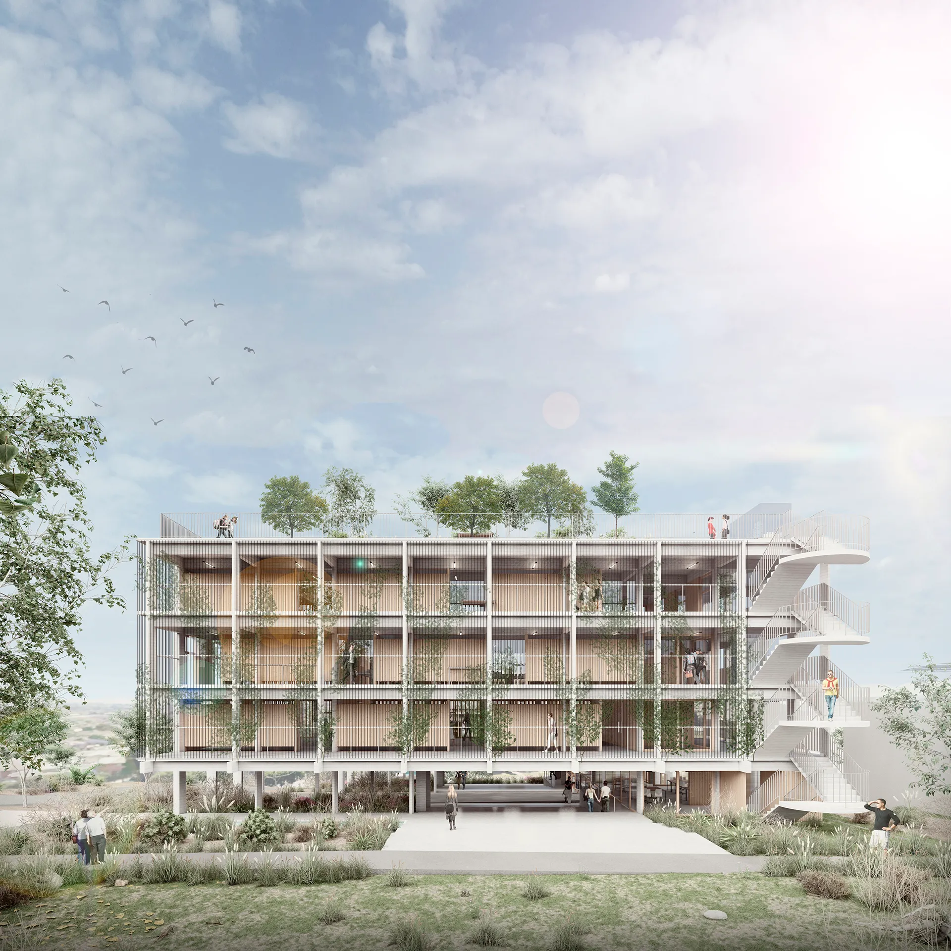 Edificio Escuela de Arquitectura, Universidad de La Serena