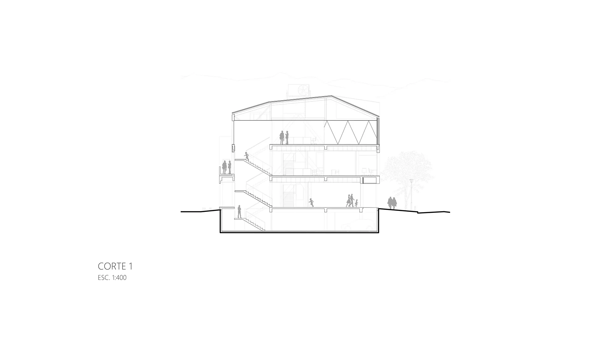 interior Proyecto Edificio Consistorial Quirihue